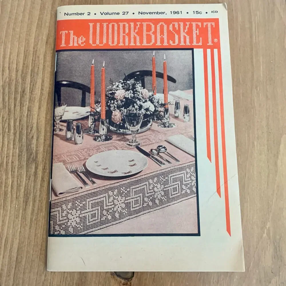The Workbasket & Home Arts Magazine Paperback Vintage Lot of 7 1960s MCM